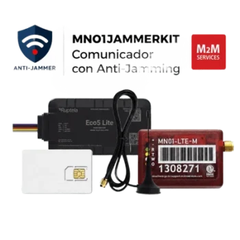 Kit Comunicador Celular LTE-M / Detección Anti-Jammer / 500 MB / 2 Años / Compatible con Paneles TIP/RING