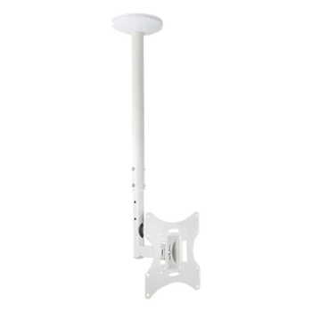 Soporte de Techo para Antena UHF / Giro 90° / Inclinación 20° / Poste Ajustable 625-875 mm (2.05-2.87 ft) / Carga 30 kg / VESA 75x75 a 200x200