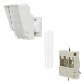 Detector PIR Exterior / Tipo Cortina / 24 m (78.7 ft) / Inalámbrico / Antimáscara / 180° Ajustable