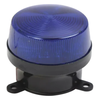 Estrobo de Señalización / 12 VCC / 90 Destellos por Minuto / Montaje de Brida 68 mm / Interior / Azul