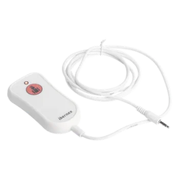 Pulsador de Llamada para Paciente / Material Antibacteriano / Código Braille / IP67 / Cable 2 m Resistente al Fuego / 12 V