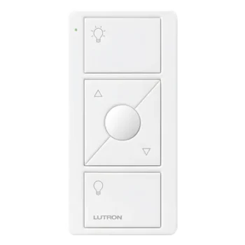 Control Inalámbrico de Iluminación / 3 Botones con Subir y Bajar / Alcance 18 m (59.1 ft) / Batería 10 Años / RF para Sistemas Lutron