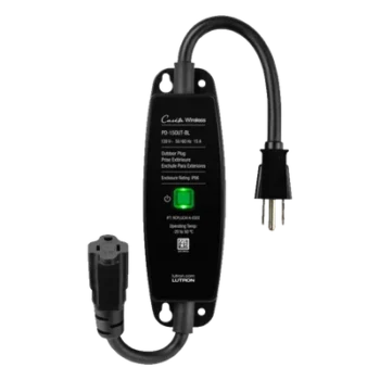 Enchufe Inteligente para Exteriores / 15 A / 1/2 HP / RF 18 m (59.1 ft) / Control Pico Directo / GFCI / Negro