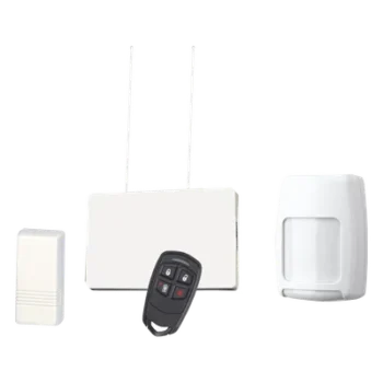 Kit Inalámbrico para Panel de Alarma / Receptor RF / 4 Contactos Magnéticos / Detector PIR con Anti-Mascotas / Control Remoto 4 Botones
