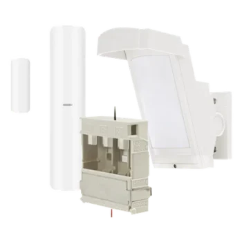 Detector PIR Volumétrico / Exterior 100% / 12 m (39.4 ft) a 85° / Inalámbrico / Montaje 2.5 - 3 m (8.2 - 9.8 ft) / Antimascota / Transmisor AXPRO Incluido