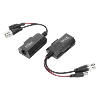 Kit de Transceptores Activos / Transmisión 4K / 150 m (492.1 ft) / Alimentación 12V/24V CC/CA / UTP Cat5e/6 / Compatible HD-TVI, HD-CVI, AHD, CVBS