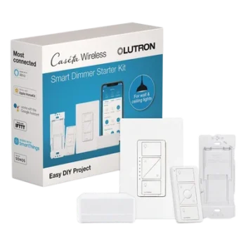 Kit de Inicio para Iluminación Inteligente / Control por App y Voz / Sin Cable Neutro / Hasta 150 W LED o 600 W Incandescente / Integración Alexa, Google y HomeKit / 120 V