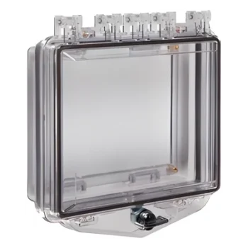 Caja Protectora de Policarbonato / Montaje de Pared / 133x198x74 mm / 5.2x7.8x2.9 in / Cubierta UV Resistente