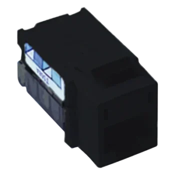 Jack RJ45 / Categoría 6 / 8 Conductores / Snap-In / Color Negro / Para Marco de 6 Puertos