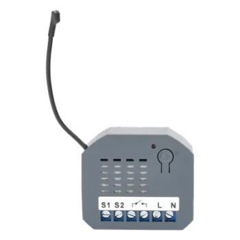 Micromódulo On/Off Z-Wave 700 / 1 Circuito / Doble Control / 85-260V AC / 10A / 44x38x17 mm