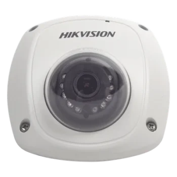 Cámara Móvil Mini Domo IP / 2 Megapixel / Full HD 1080P / Gran Angular 2.8 mm / IR 10-20 m (32.8-65.6 ft) / WDR 120 dB / IK07 / Conector Tipo Aviación PoC