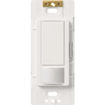 Apagador de Pared con Sensor de Ocupación / 2 A a 120 V / Unipolar / Cobertura 81 m² (872 ft²) / 180° / Blanco