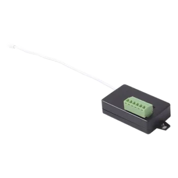 Transmisor universal / 12 VCC / 10 mA / 433.92 MHz / 55x30x25 mm / 2 sirenas por canal