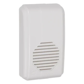 Receptor Inalámbrico para Timbre / Alcance 150 m (492.1 ft) / Frecuencia 433 MHz / Volumen Ajustable 64-88 dB / 10 Tonos Seleccionables / UL/cUL y FCC