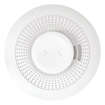 Detector Inalámbrico de Humo y Calor / Alarma 85 dBA / Alcance 92 m (300 ft) / AES-128 / One-Go-All-Go / Enrolamiento Automático