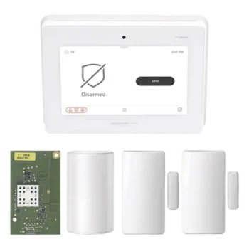 Kit de Panel de Alarma / Pantalla Táctil 7 Pulgadas / Tecnología Inalámbrica SIX / Cifrado AES-128 / Sensor PIR / 2 Contactos Magnéticos / Respaldo de Batería