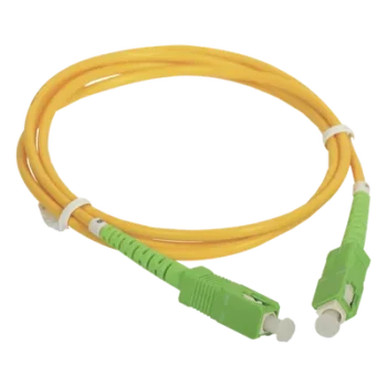 Patch Cord de Fibra Óptica / SC/APC a SC/APC / 2 m (6.56 ft) / Monomodo