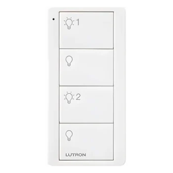 Control Inalámbrico de 4 Botones / 2 Zonas de Iluminación / Clear Connect RF / Alcance 18 m (59.1 ft) Línea de Vista / Batería 10 Años