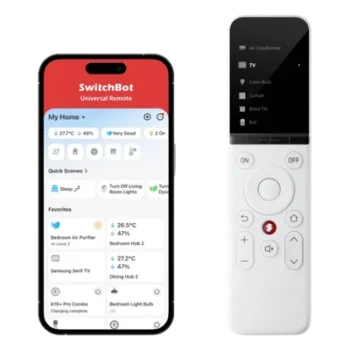 Control Remoto Universal IR / Pantalla LCD / WiFi + BLE / Matter / Alcance 120 m (393.7 ft) / 2000 mAh / 6 Meses Autonomía