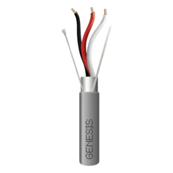 Cable para Alarma / 3x18 AWG / Blindado con Dren / Riser FPLR-CMR / 305 m (1000 ft) / Gris