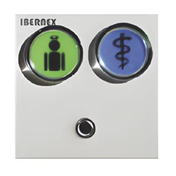 Módulo de 2 Botones Iluminados / RS485 / Lector RFID 125KHz / Empotrado 44x44x46mm / 12V