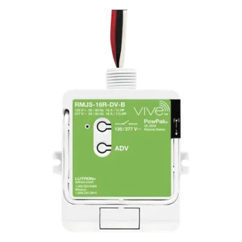 Módulo de Relevador Inalámbrico / Softswitch 16 A / 120/277 V / Clear Connect RF / 10 Controles Pico / 10 Sensores de Ocupación / Memoria ante Fallas