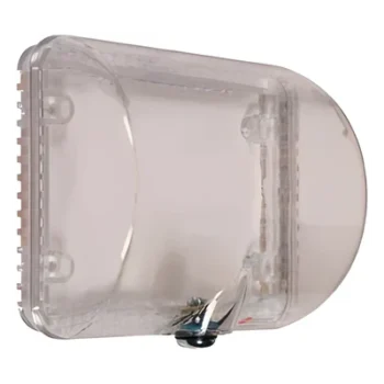 Protector para Termostatos / Policarbonato Transparente / Montaje Empotrado o Superficie / -40°C a 121°C / Resistente a UV