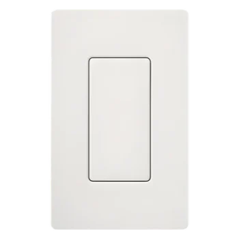 Inserto Ciego para Placa de Pared / Estilo Designer / Acabado Snow Satinado / Sin Tornillos Visibles