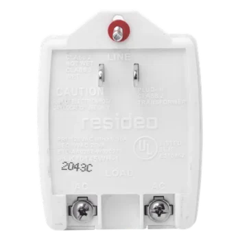 Transformador de Pared / 120 Vca a 9 Vca / 25 VA / Clase 2 / UL Listado / Montaje en Pared
