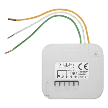 Receptor de Radio para Persiana Enrollable / 120-230V / 433.42 MHz / 200m Alcance / 45x41x19 mm