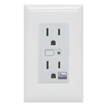 Tomacorriente Inteligente Z-Wave / 120 VCA 60 Hz / Carga 1800W Resistiva / Alcance 20.5 m (67.3 ft) / Empotrable Interior