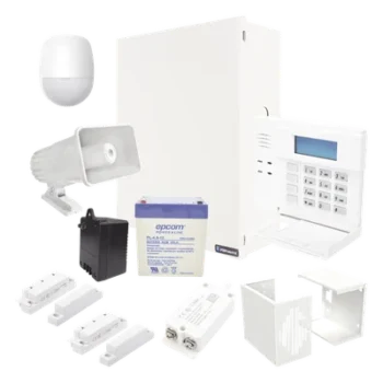 Kit de panel de alarma VISTA-48LA / 8 zonas cableadas expandibles a 48 / teclado de palabras fijas / 3 particiones / Total Connect 2.0