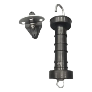Manija de Puerta para Cerco Eléctrico / PP + Metal Reforzado / Colgador 20 cm (7.9 in) / Terminal 8 cm (3.1 in) / Peso 190 g