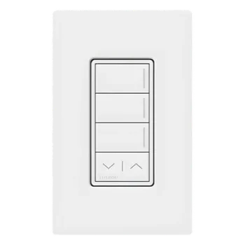 Botonera de Pared / 3 Botones de Escena / Barra Subir/Bajar / Retroiluminada / RF Clear Connect Type X / 120-277 V