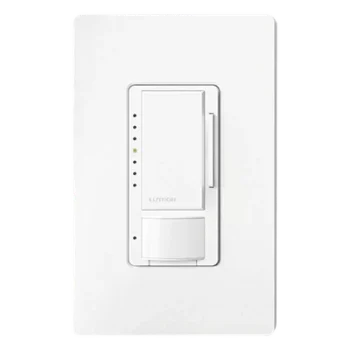 Atenuador de Pared con Sensor de Ocupación y Vacancia / 120 V / 600 W Incandescente-Halógeno / 150 W LED-CFL / 180° / 81 m² (871.9 ft²) / Unipolar o Multilocalización