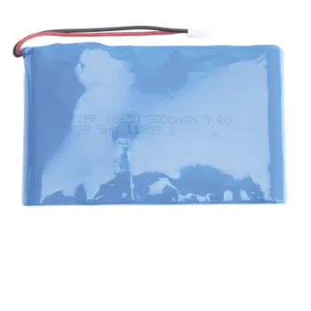 Batería de litio / 9.6V DC / 3000 mAh / Luz de emergencia