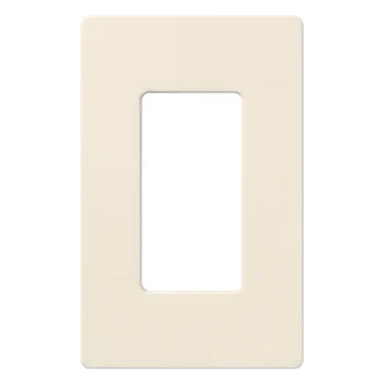 Placa de Pared / 1 Espacio / Sin Tornillos / Acabado Satinado / 75 x 119 mm (2.94 x 4.69 in) / Diseño Delgado 7.6 mm