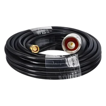 Cable Coaxial / Baja Pérdida / 10 m (32.8 ft) / Impedancia 50 Ω / Operación 5-3000 MHz / Apantallamiento >90 dB / Conectores N y SMA Macho