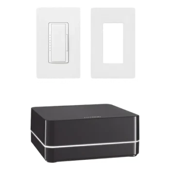 Kit de Control de Iluminación / Hasta 100 Dispositivos Inalámbricos / Atenuador 600 W Incandescente / 150 W LED / Control por App y Voz / Ethernet