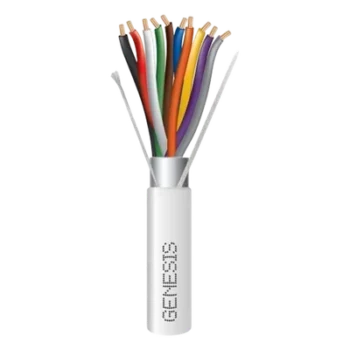 Cable de Cobre / 10 x 18 AWG / 305 m (1000 ft) / Blindado / Plenum / Blanco / CL3P FPLP CMP FT6 / -20°C a 75°C