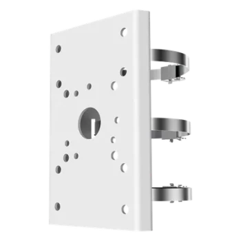 Montaje de Aro para Poste / Metal / 120 x 130 x 85 mm / 2.6 lb / Blanco