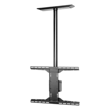 Soporte de Techo Universal / Pantallas 32" a 90" / Carga 68.2 kg (150 lb) / Patrón 600 x 400 mm / Columna 91.4 cm (36") / Inclinación -5° a 20° / Giro 360°