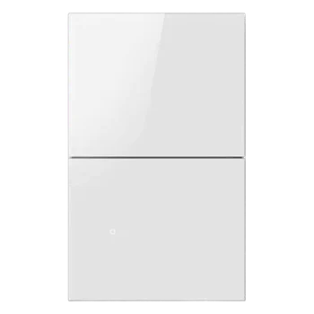Apagador Inalámbrico ZigBee / 2 Gang / 110-220V / Control de Doble Regreso / Compatible con Hub Akubela