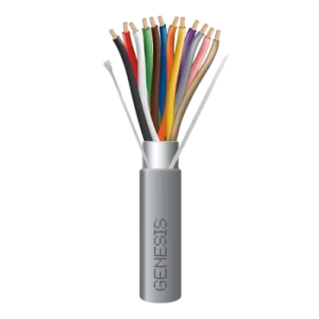 Cable Multipar / 6 Pares 18 AWG / 1000 Pies (305 m) / Blindado / Riser CMR / Gris / Audio y Control