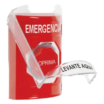 Botón Multipropósito / Superficie / Policarbonato / Pre-Alarma / -40 a 121°C / 10A@250VAC / Interior / Español