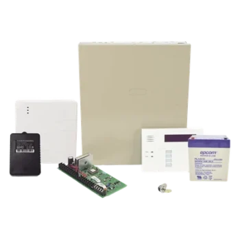 Panel híbrido intrusión / Comunicador IP 7847i / 8 zonas cableadas, ampliable a 48 / Teclado 6160RF / 254 eventos