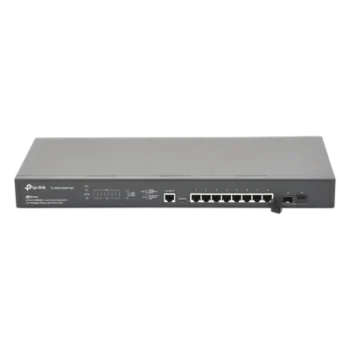Switch Administrable L2+ / 8 Puertos PoE+ MultiGigabit 2.5G / 2 Puertos SFP+ 10G / Presupuesto PoE 240W / Rendimiento 80 Gbps / Montaje en Rack