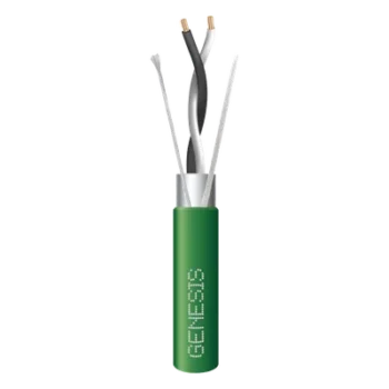 Cable de Comunicación / 2x22 AWG / 305 m (1000 ft) / Blindado Trenzado / Plenum / Verde / EIA-485 / BACnet