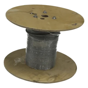 Cable Sensor para Cerca Perimetral / 305 m (1000 ft) / Armadura de Acero / Detección hasta 3 m (10 ft) / 22 Niveles de Sensibilidad / Requiere Unidad Analizadora