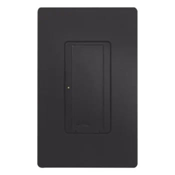 Switch Electrónico de Pared / Doble Voltaje 120-277 V / Sin Neutro / 8 A Iluminación / 1/10 HP / RF 431-437 MHz / Multilocación